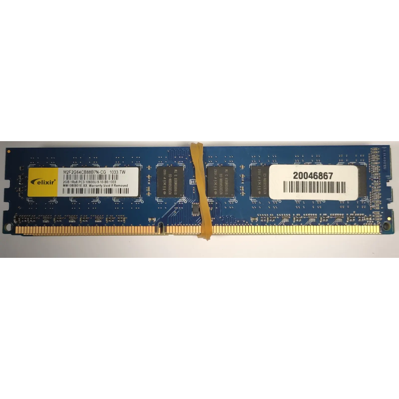 Elixir2GB 1Rx8 PC3-10600U-9-10-B0.13332GB