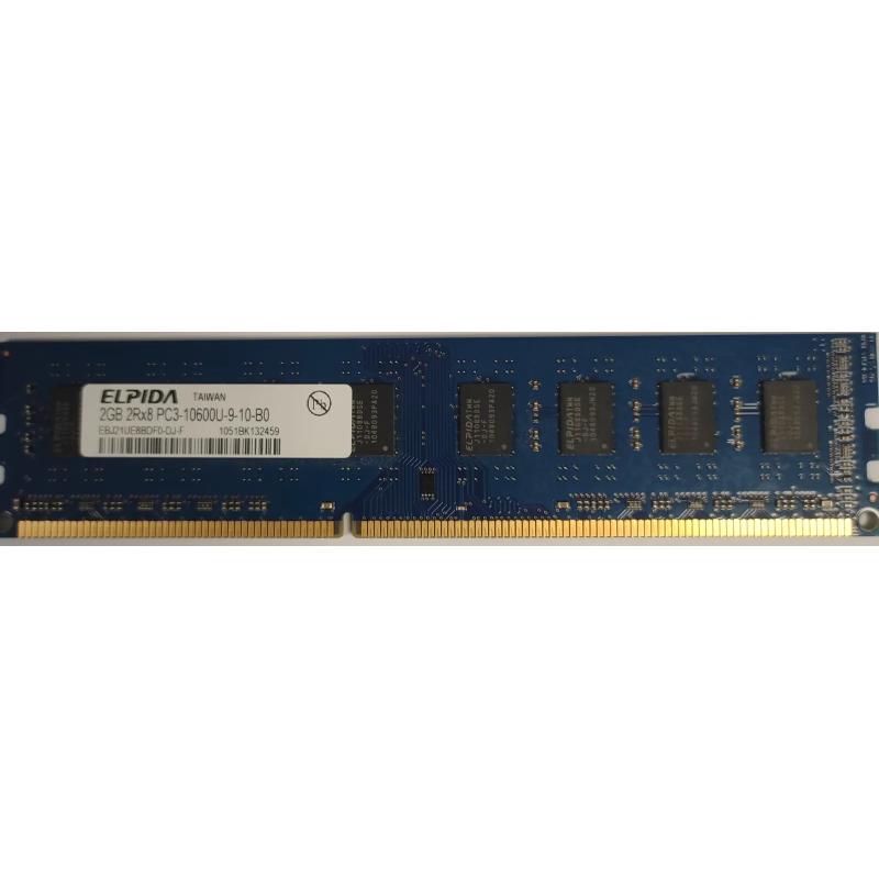 Elpida2GB 2Rx8 PC3-10600U-9-10-B02GB