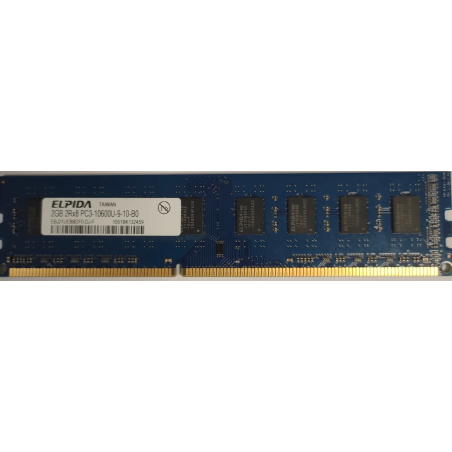 Elpida2GB 2Rx8 PC3-10600U-9-10-B02GB