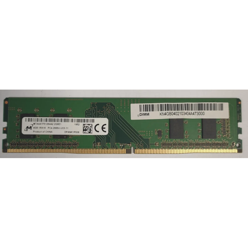 Micron4GB 1RX16 PC4-2666V-UC0-114GB