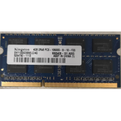 Kingston4GB 2Rx8 PC3-10600S-9-10-F204GB