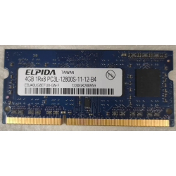 Elpida4GB 1Rx8 PC3L-12800S-11-12-B44GB