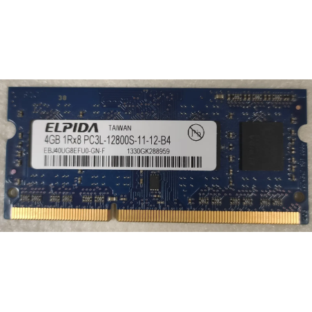 Elpida4GB 1Rx8 PC3L-12800S-11-12-B44GB