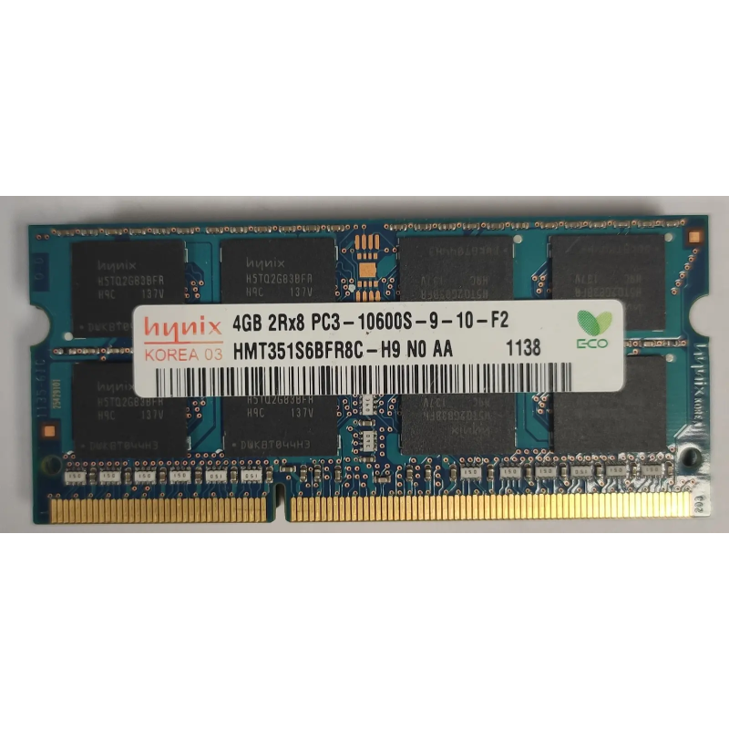 Hynix4GB 2Rx8 PC3-10600S-9-10-F24GB