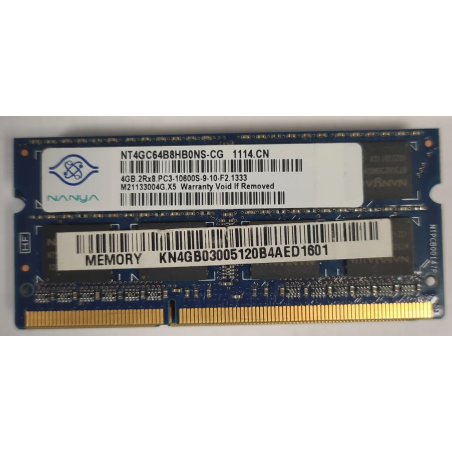 Nanya4GB 2Rx8 PC3-10600S-9-10-F24GB