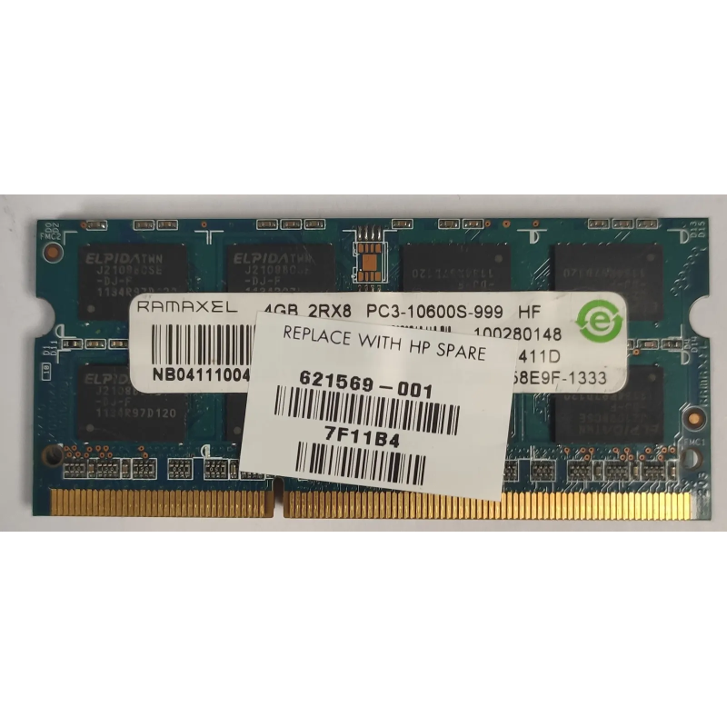 Ramaxel4GB 2Rx8 PC3-10600S-9994GB