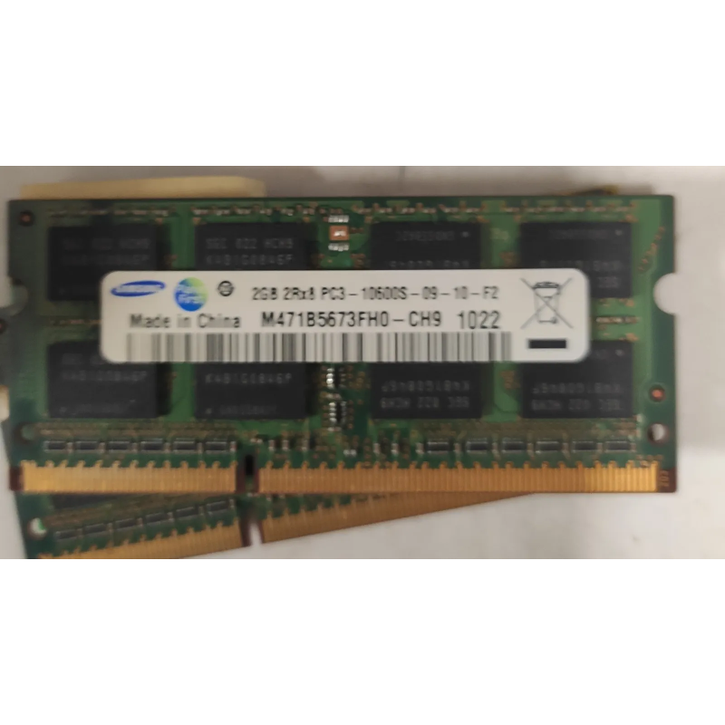 Samsung2GB 2Rx8 PC3-10600S-09-10-F22GB