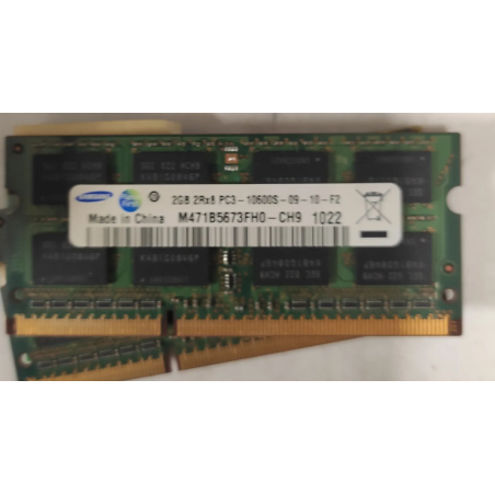 Samsung2GB 2Rx8 PC3-10600S-09-10-F22GB