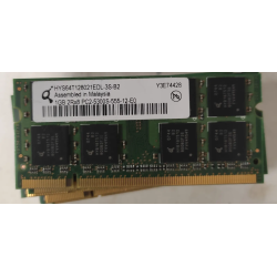 Quimonda1GB 2Rx8 PC2-5300S-555-12-E01GB