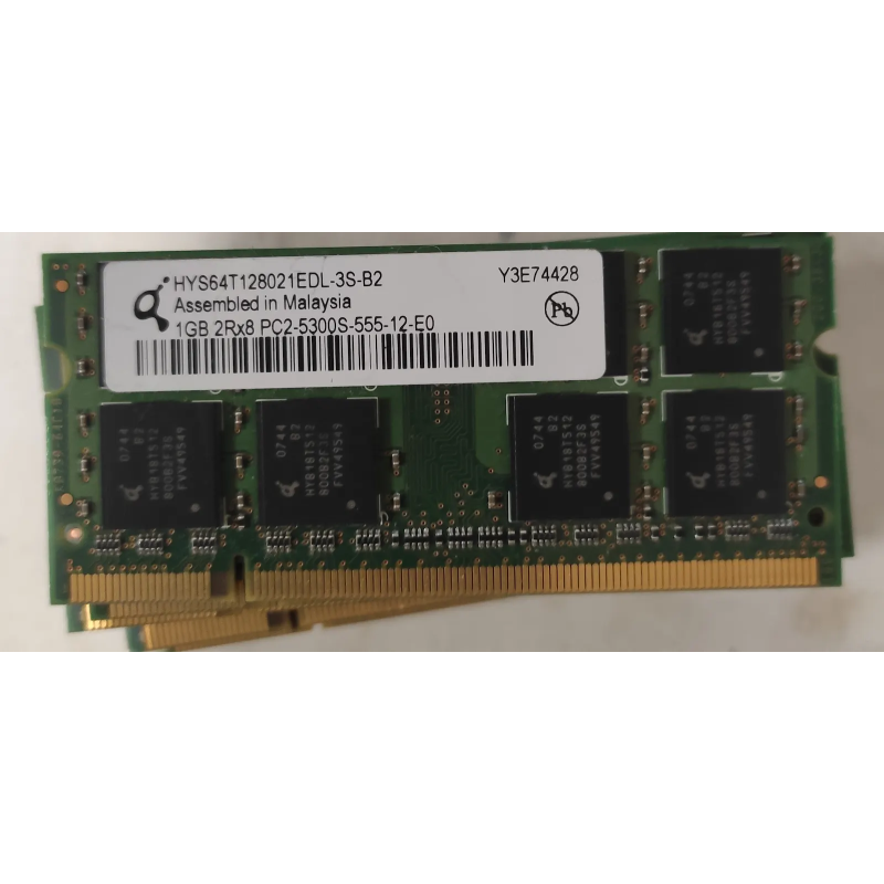 Quimonda1GB 2Rx8 PC2-5300S-555-12-E01GB