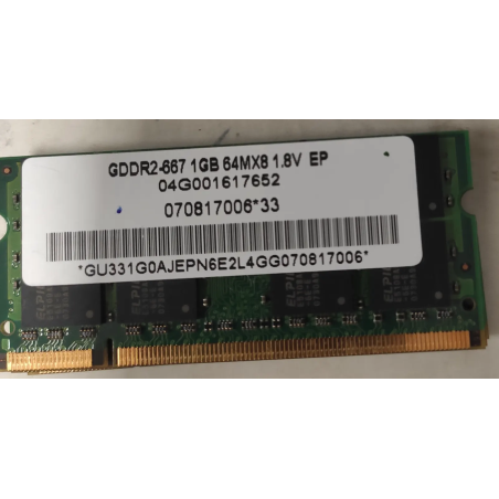 ElpidaGDDR2-667 1GB 128MX8 1.8V EP1GB
