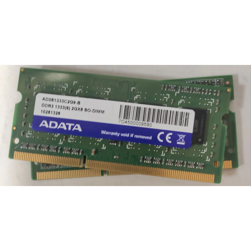 ADATADDR3 1333(9)2GX8 SO-DIMM2GB