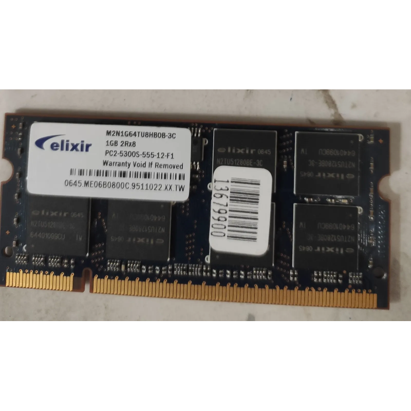 Elixir1GB 2Rx8 PC2-5300S-555-12-F11GB