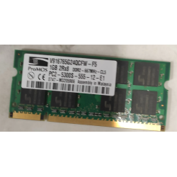 ProMOS1GB 2Rx8 PC2-5300S-555-12-E11GB