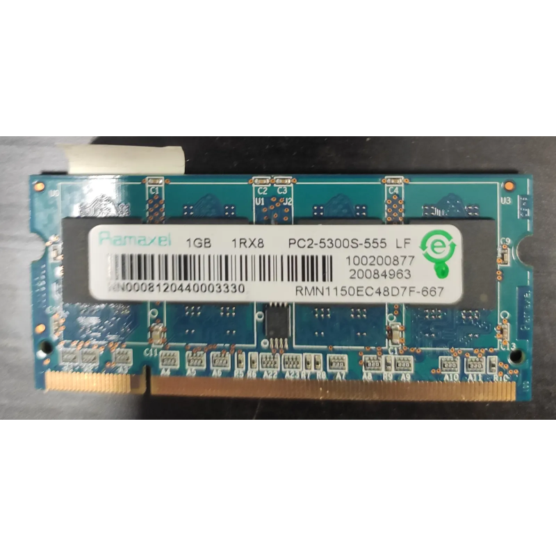 Ramaxel1GB 1Rx8 PC2-5300U-555 LF1GB