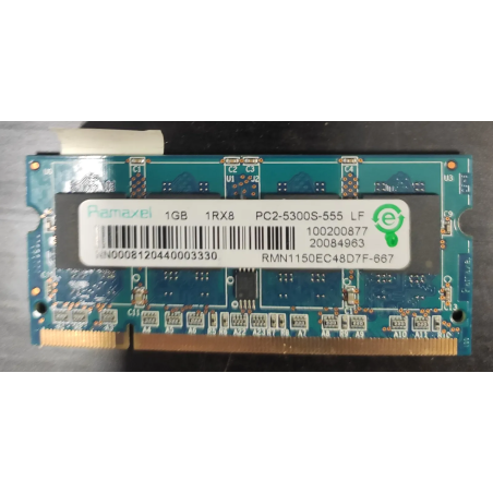 Ramaxel1GB 1Rx8 PC2-5300U-555 LF1GB