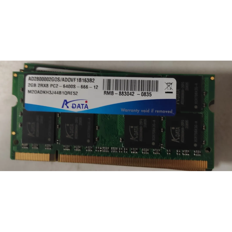 ADATA2GB 2Rx8 PC2-6400S-666-122GB