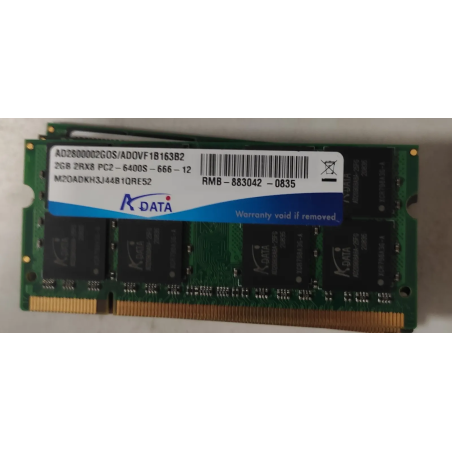 ADATA2GB 2Rx8 PC2-6400S-666-122GB