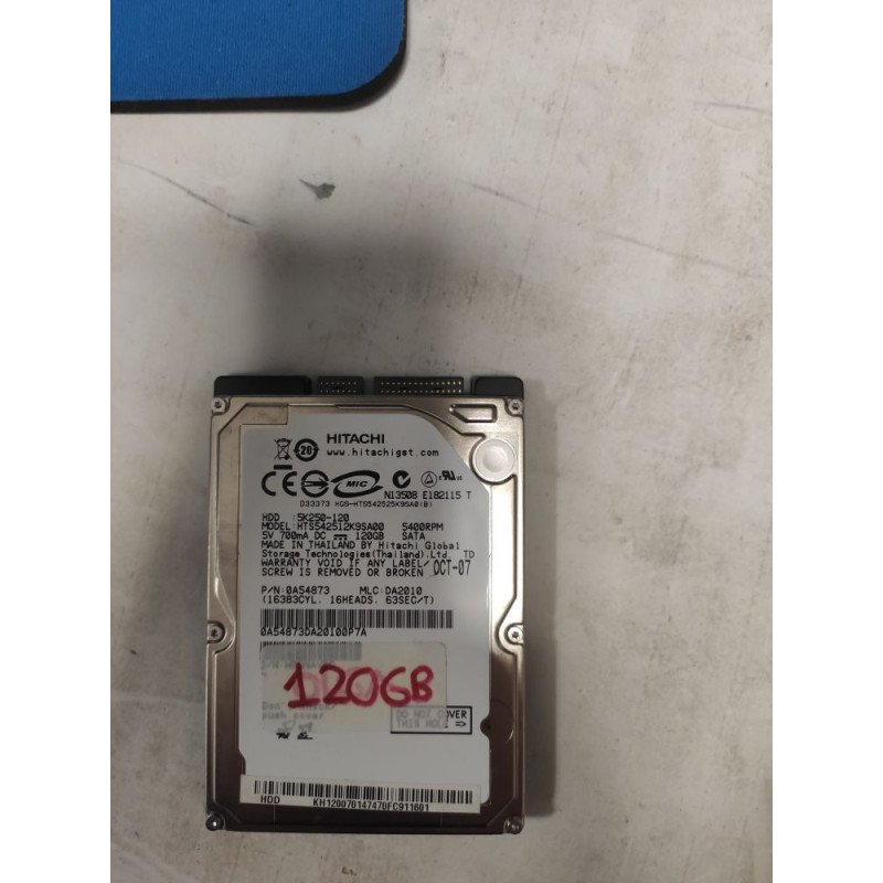 HITACHIHTS542512K9SA00120GB