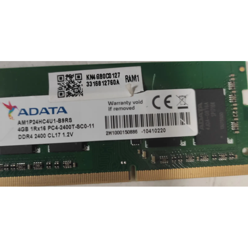 ADATA4GB 1RX16 PC4-2400T-SCO-114GB
