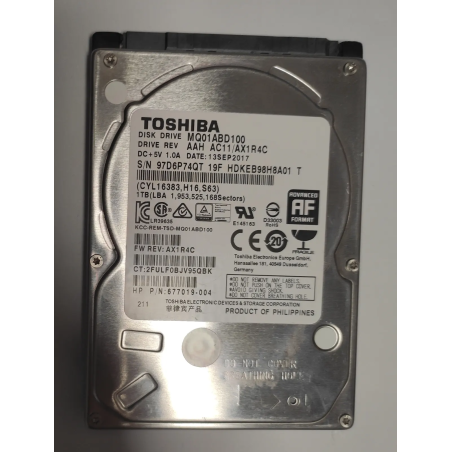 TOSHIBA97D6P74QT19F1TB