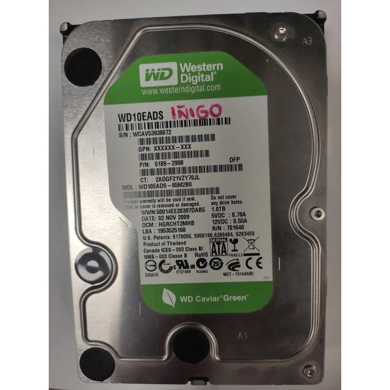 WDWD10EADS'65M2B01TB