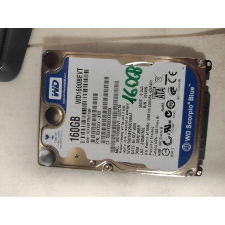 WDWD1600BEVT-22ZCT0160GB