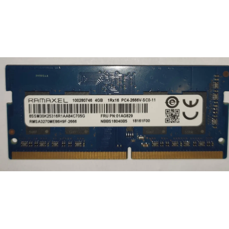 Ramaxel4GB 1Rx16 PC4-2666V-SC0-114GB