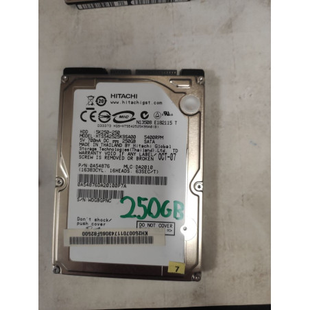 HITACHIHTS542512K9SA00250GB